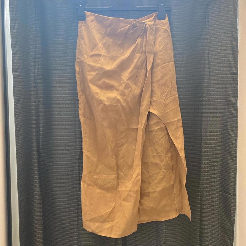 Mango Tan Women's Skirt